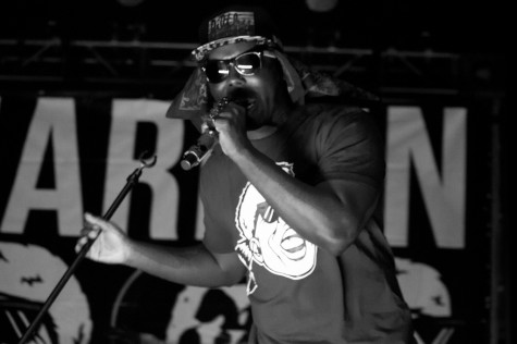 Jarren Benton opens for Tech N9ne at the "Independent Grind Tour" at the Plaza Live in Orlando, Fla. on April 17, 2014. (Ty Wright / Valencia Voice)