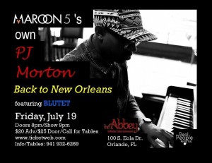 Maroon 5’s own PJ Morton comes to The Abbey tomorrow