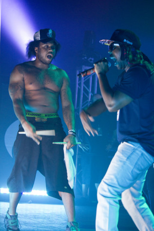 Jarren Benton opens for Tech N9ne at the "Independent Grind Tour" at the Plaza Live in Orlando, Fla. on April 17, 2014. (Ty Wright / Valencia Voice)