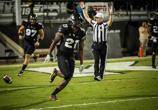 Drico+Johnson+became+the+first+UCF+player+in+program+history+to+score+two+defensive+touchdowns+in+the+Knights+win+over+Tulane.+