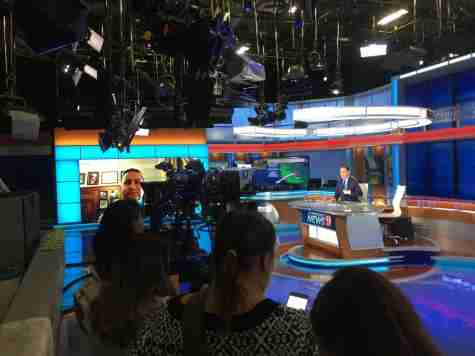 Media Production Class Visits WFTV, Channel 9 News